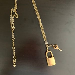 Cabi Lock and Key Necklace